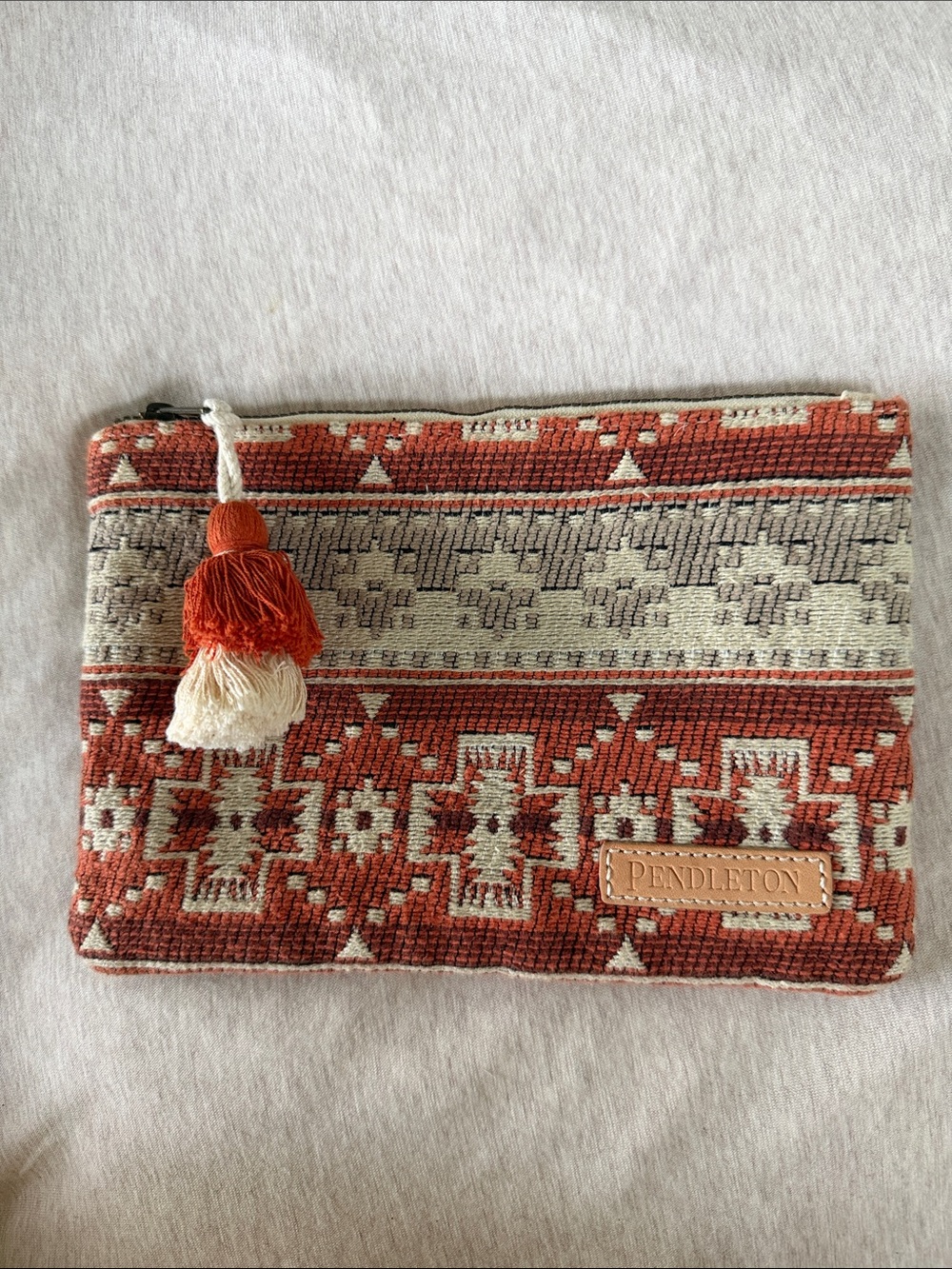 Pendleton Copper River Southwestern Tassel Zip Pouch